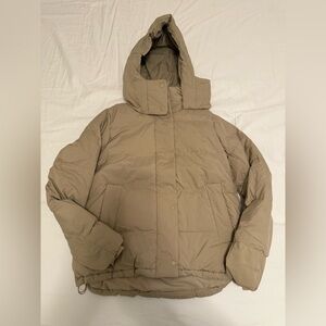 Lululemon Athletica Beige Puffer Jacket